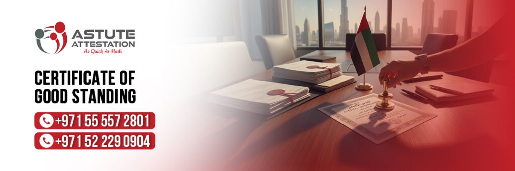 Certificate of Good Standing