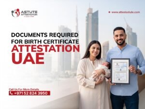 Documents Required for Birth Certificate Attestation UAE